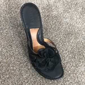 Black born sandals